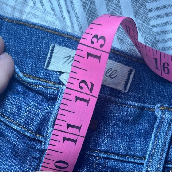 Madewell Women’s Perfect Vintage Jean Size 29 High Rise Straight Crop Blue Denim - Picture 12 of 13